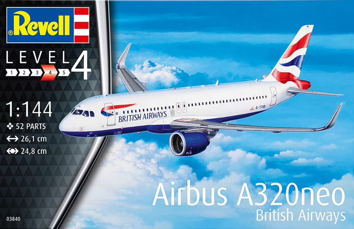 Airbus A320 neo British Airways - REVELL 1/144