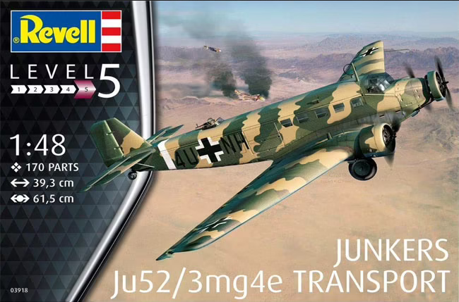 Junkers Ju52/3mg4e Transport - REVELL 1/48