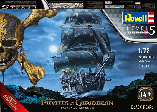 Black Pearl (895 pièces) - Pirates des Caraibes Edition Limitée - REVELL 1/72