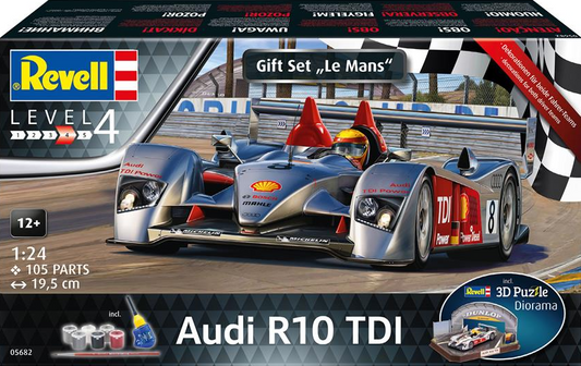 Audi R10 TDI "Le Mans" Coffret Cadeau + 3D Puzzle - REVELL 1/24