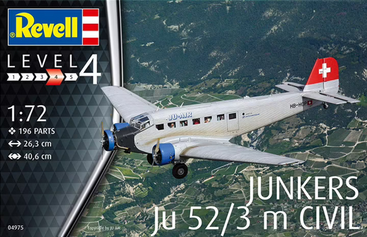 Junkers Ju 52/3 m Civil - REVELL 1/72
