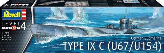 Submarine Type IX C (U67 / U154) Early Turret - REVELL 1/72