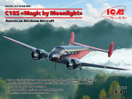 Beech C18S "Magic by Moonlight" Airshow Aircraft - ICM 1/48