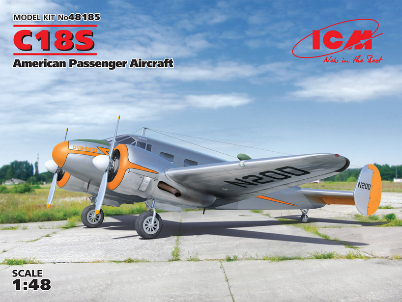 Beechcraft C18S (Decals for C45F Swiss Air Force included) - ICM 1/48