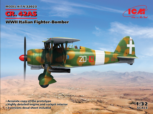 CR. 42AS WW II Italian Fighter Bomber - ICM 1/32