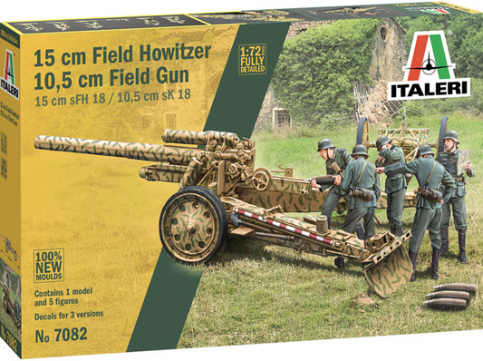 15 cm Field Howitzer / 10,5 cm Field Gun - ITALERI 1/72