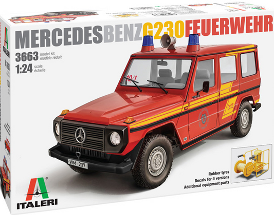 Mercedes Benz G230 Feuerwehr - ITALERI 1/24