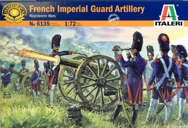 French Imperial Guard Artillery - Napoleonic Wars - ITALERI 1/72