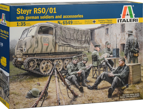 Steyr RSO/01 with german soldiers and accessories - ITALERI 1/35
