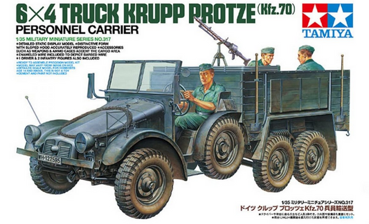 6x4 Truck (Kfz.70) Krupp Protze Personnel Carrier - TAMIYA 1/35