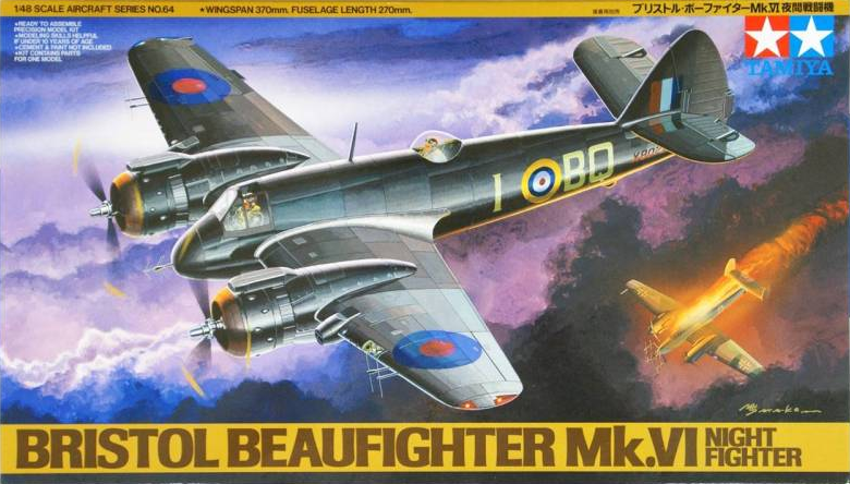 Bristol Beaufighter Mk.VI Night Fighter - TAMIYA 1/48