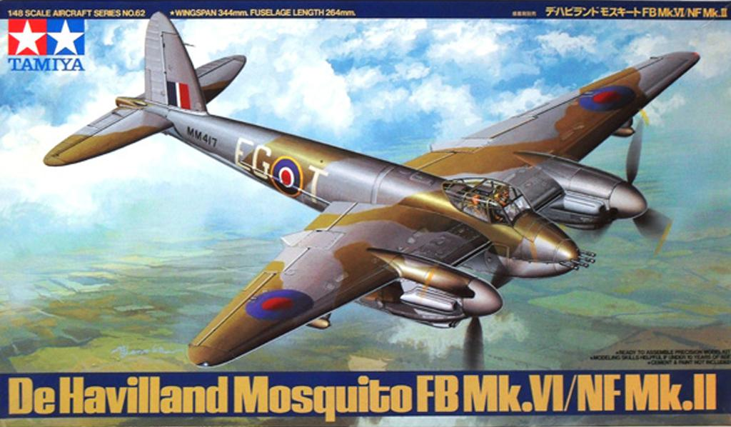 De Havilland Mosquito FB Mk.VI/NF Mk.II - TAMIYA 1/48