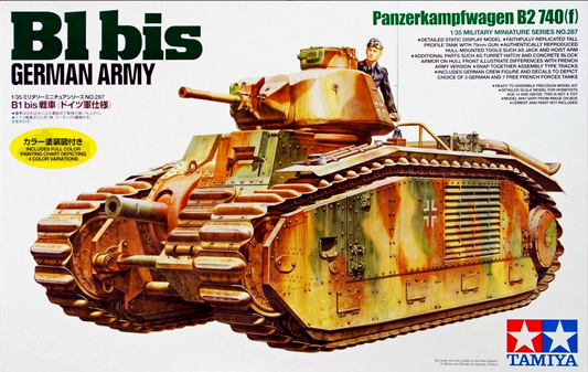 B1 Bis German Army - Panzerkampfwagen B2 740 (F) - TAMIYA 1/35