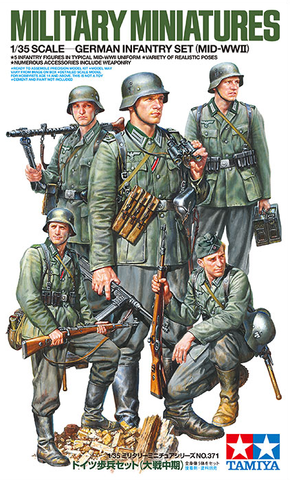 German Infantry Set (Mid-WWII) - TAMIYA 1/35