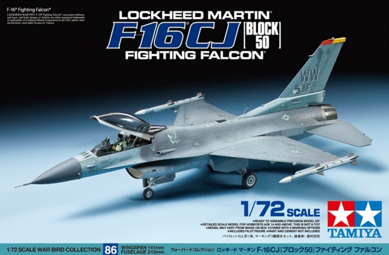 Lockheed Martin F-16CJ Block 50 Fighting Falcon - TAMIYA 1/72
