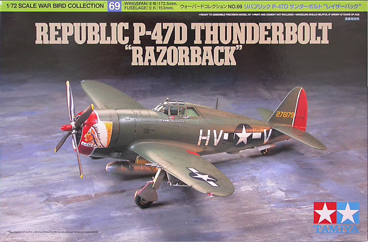 Republic P-47D Thunderbolt "Razorback" - TAMIYA 1/72