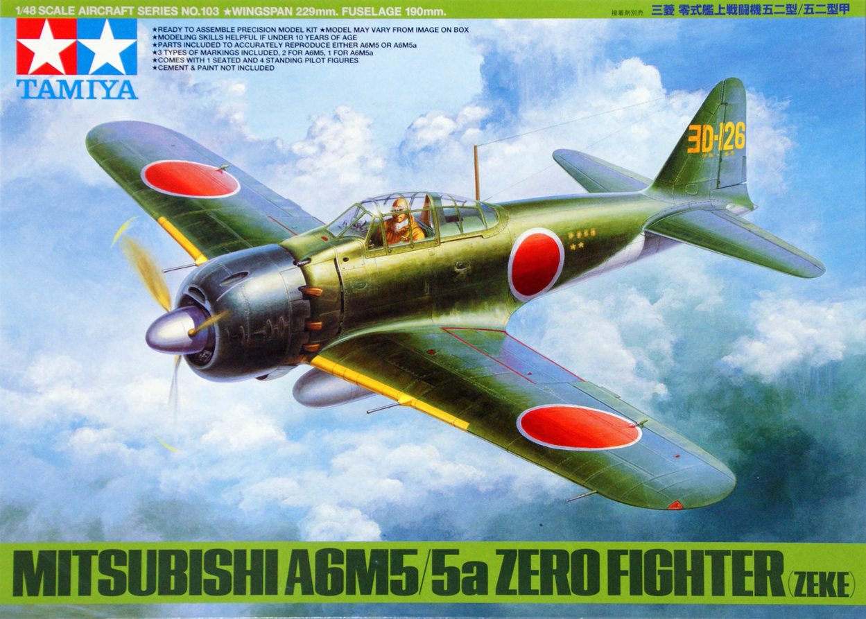 Mitsubishi A6M5/5a Zero Fighter (Zeke) - TAMIYA 1/48