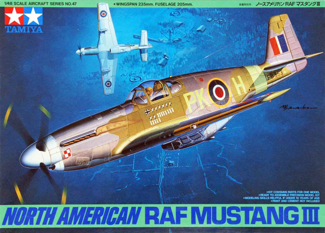 North American RAF Mustang III - TAMIYA 1/48