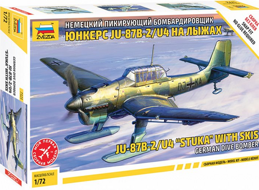 Junkers Ju-87B2/U4 "Stuka" with Skis - ZVEZDA 1/72