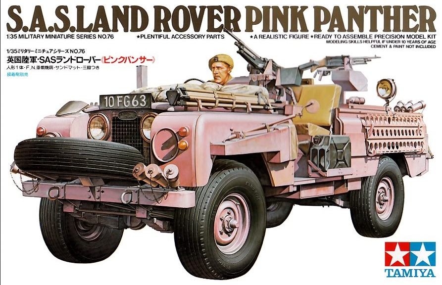 S.A.S. Land Rover Pink Panther - TAMIYA 1/35
