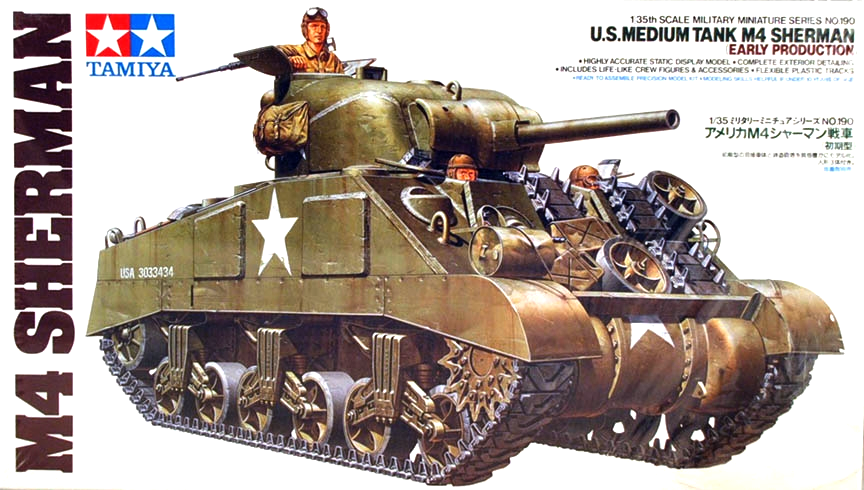 M4 Sherman U.S. Medium Tank (Early Production) - TAMIYA 1/35