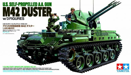 US Self-Propelled A.A. Gun M42 Duster w/3 figures - TAMIYA 1/35