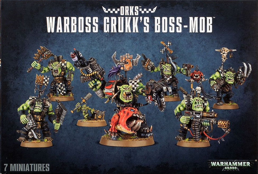 Warboss Grukk's Boss Mob - Orks - Warhammer 40.000 / Citadel