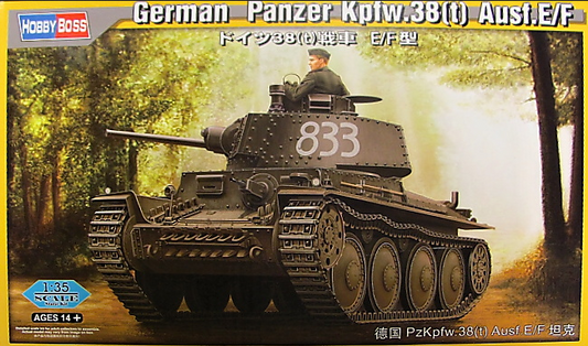 German Panzer Kpfw.38 (t) Ausf.E/F - HOBBY BOSS 1/35