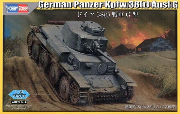 German Panzer Kpfw.38 (t) Ausf.G - HOBBY BOSS 1/35