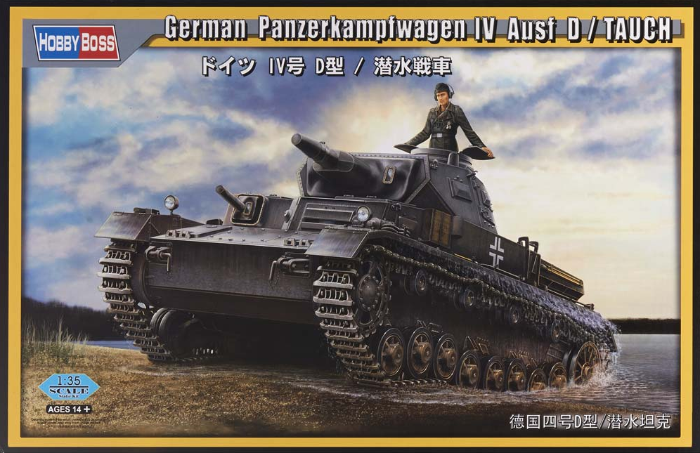 German Panzerkampfwagen IV Ausf D / TAUCH - HOBBY BOSS 1/35