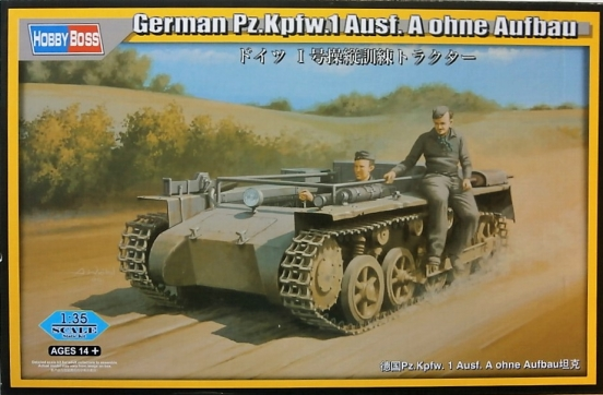 German Pz.Kpfw.1 Ausf. A ohne Aufbau - HOBBY BOSS 1/35