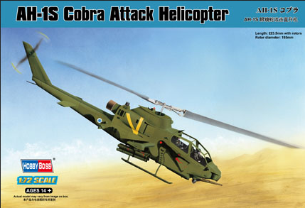AH-1S Cobra Attack Helicopter - HOBBY BOSS 1/72