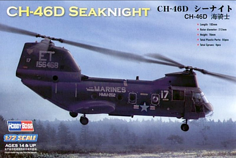 CH-46D Seaknight - HOBBY BOSS 1/72