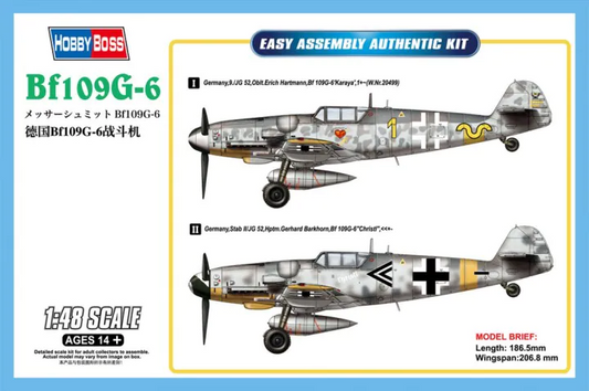 Bf109G-6 - Easy Assembly Authentic Kit - HOBBY BOSS 1/48