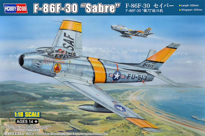 F-86F-30 Sabre - HOBBY BOSS 1/18