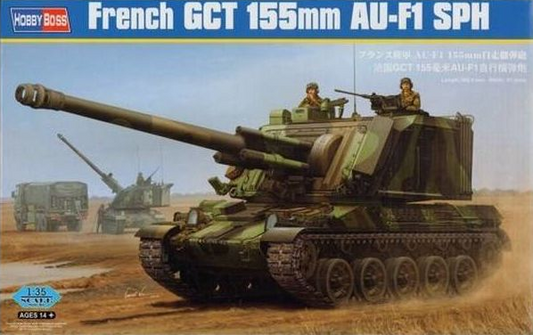 French GCT 155mm AU-F1 SPH - HOBBY BOSS 1/35
