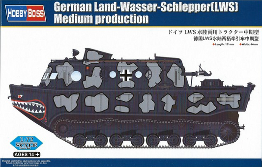 German Land-Wasser-Schlepper (LWS) Medium Production - HOBBY BOSS 1/72