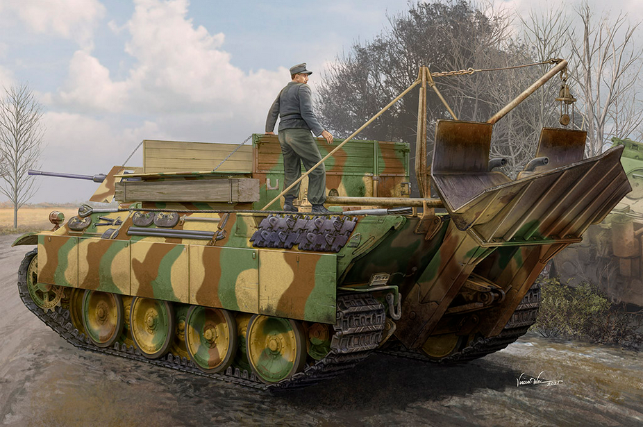 German Sd.Kfz. 179 Bergepanther Ausf. G - HOBBY BOSS 1/35