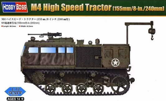 M4 High Speed Tractor (155mm/8-in/240mm) - HOBBY BOSS 1/72