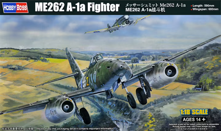 ME262 A-1a Fighter - HOBBY BOSS 1/18