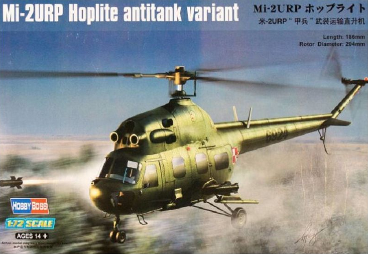 Mi-2URP Hoplite Antitank Variant - HOBBY BOSS 1/72