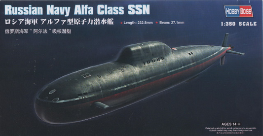 Russian Navy Alfa Class SSN - HOBBY BOSS 1/350
