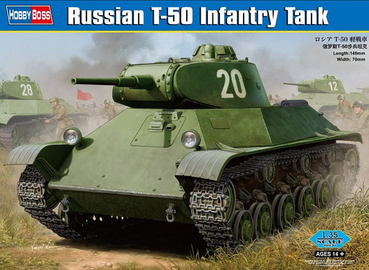 Russian T-50 Infantry Tank - HOBBY BOSS 1/35