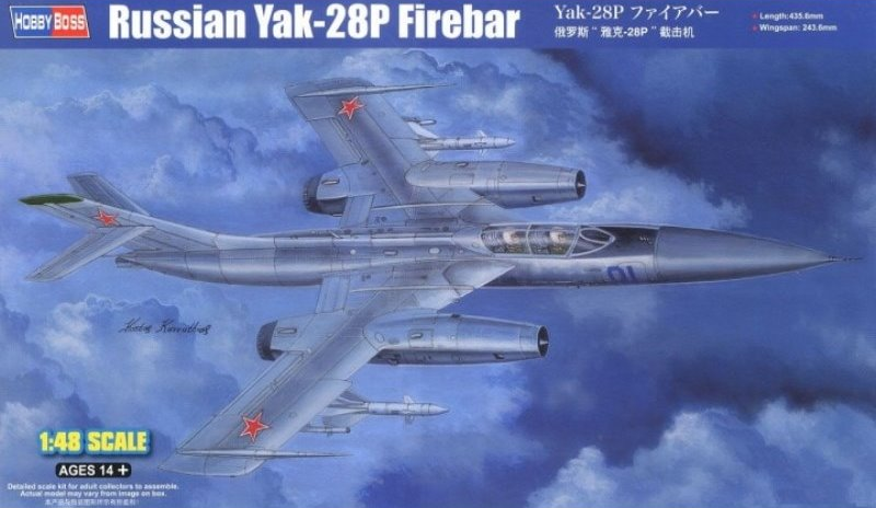 Russian Yak-28P Firebar - HOBBY BOSS 1/48