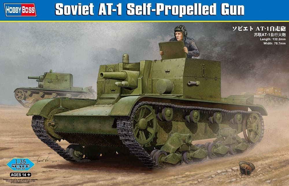 Soviet AT-1 Self-Propelled Gun - HOBBY BOSS 1/35
