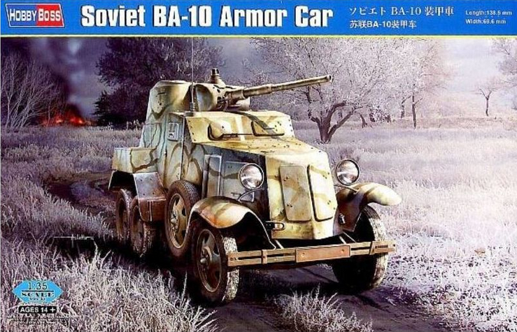 Soviet BA-10 Armor Car - HOBBY BOSS 1/35