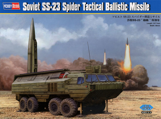 Soviet SS-23 Spider Tactical Ballistic Missile - HOBBY BOSS 1/35