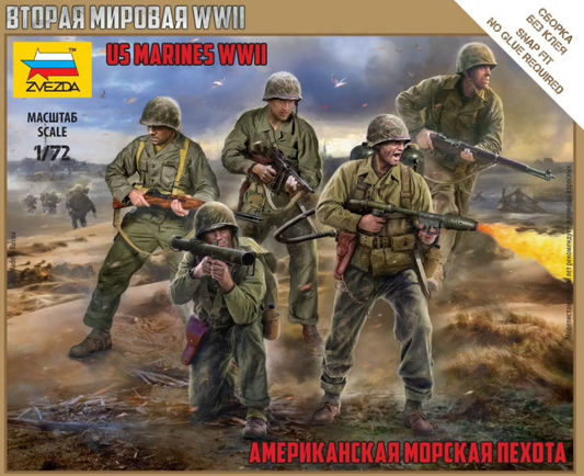 U.S. Marines WWII - ZVEZDA 1/72