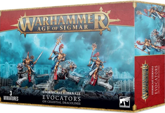 Evocators on Dracolines - Stormcast Eternals - Warhammer Age Of Sigmar / Citadel