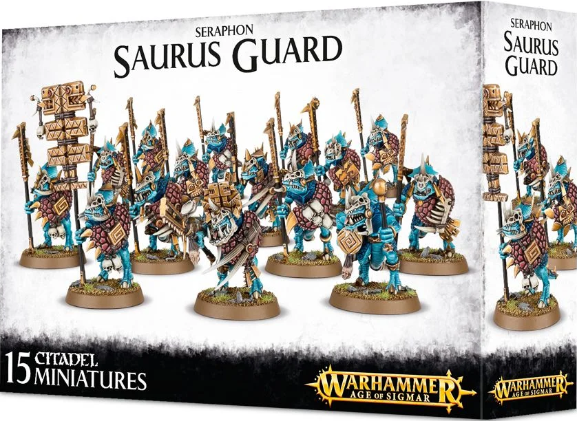 Saurus Guard - Seraphon - Warhammer Age Of Sigmar / Citadel